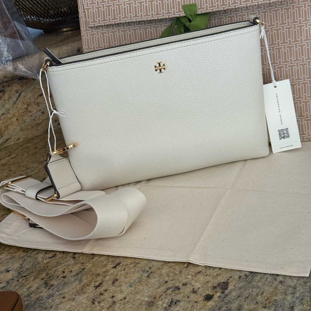 New Tory Burch Swingpack BLAKE  new ivory - Picture 14 of 14